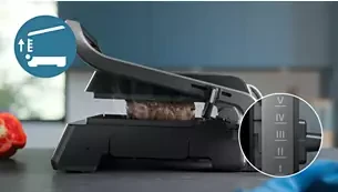 Kontaktinis grilis Philips 7000 serija HD6307/70 aprašymas - Prekės nuotrauka