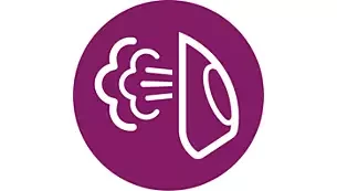 Garų lygintuvas Philips 7000 Serija HV, DST7061/30, tamsios spindinčios violetinės spalvos aprašymas - Prekės nuotrauka