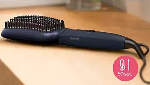 Šildomas plaukų tiesinimo šepetys Philips BHH885/00 aprašymas - Prekės nuotrauka