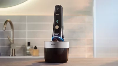 Philips i9000 Prestige UltraDrėgno ir sauso skutimo skustuvas su „SkinIQ Pro“ (XP9400/31) aprašymas - Prekės nuotrauka