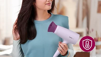 Plaukų džiovintuvas Philips 3000 serija BHD341/10, Violetinės spalvos aprašymas - Prekės nuotrauka