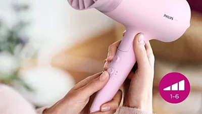Plaukų džiovintuvas Philips 3000 serija BHD341/10, Violetinės spalvos aprašymas - Prekės nuotrauka
