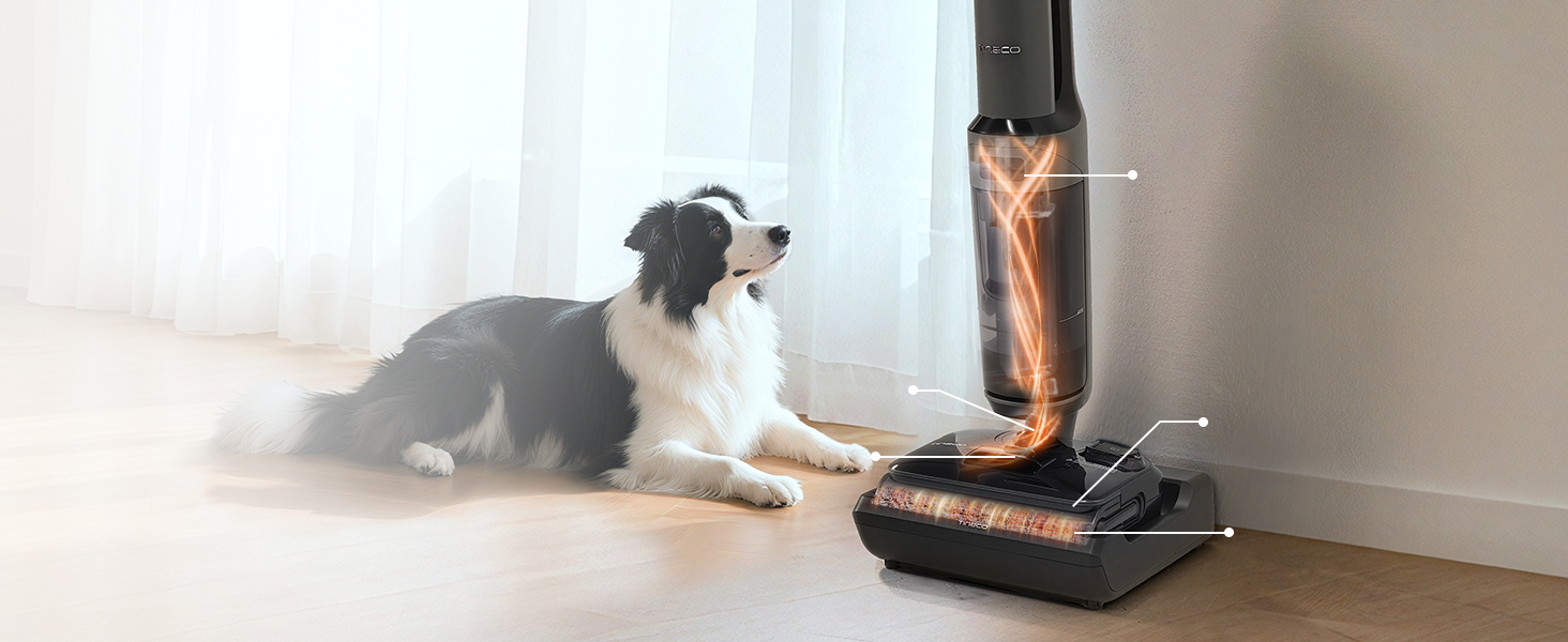 Plaunantis siurblys - šluota Tineco Floor One i6 Stretch Plus aprašymas - Prekės nuotrauka