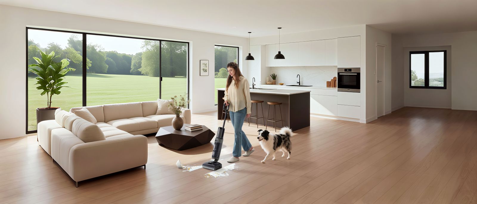 Plaunantis siurblys - šluota Tineco Floor One i6 Stretch Plus aprašymas - Prekės nuotrauka