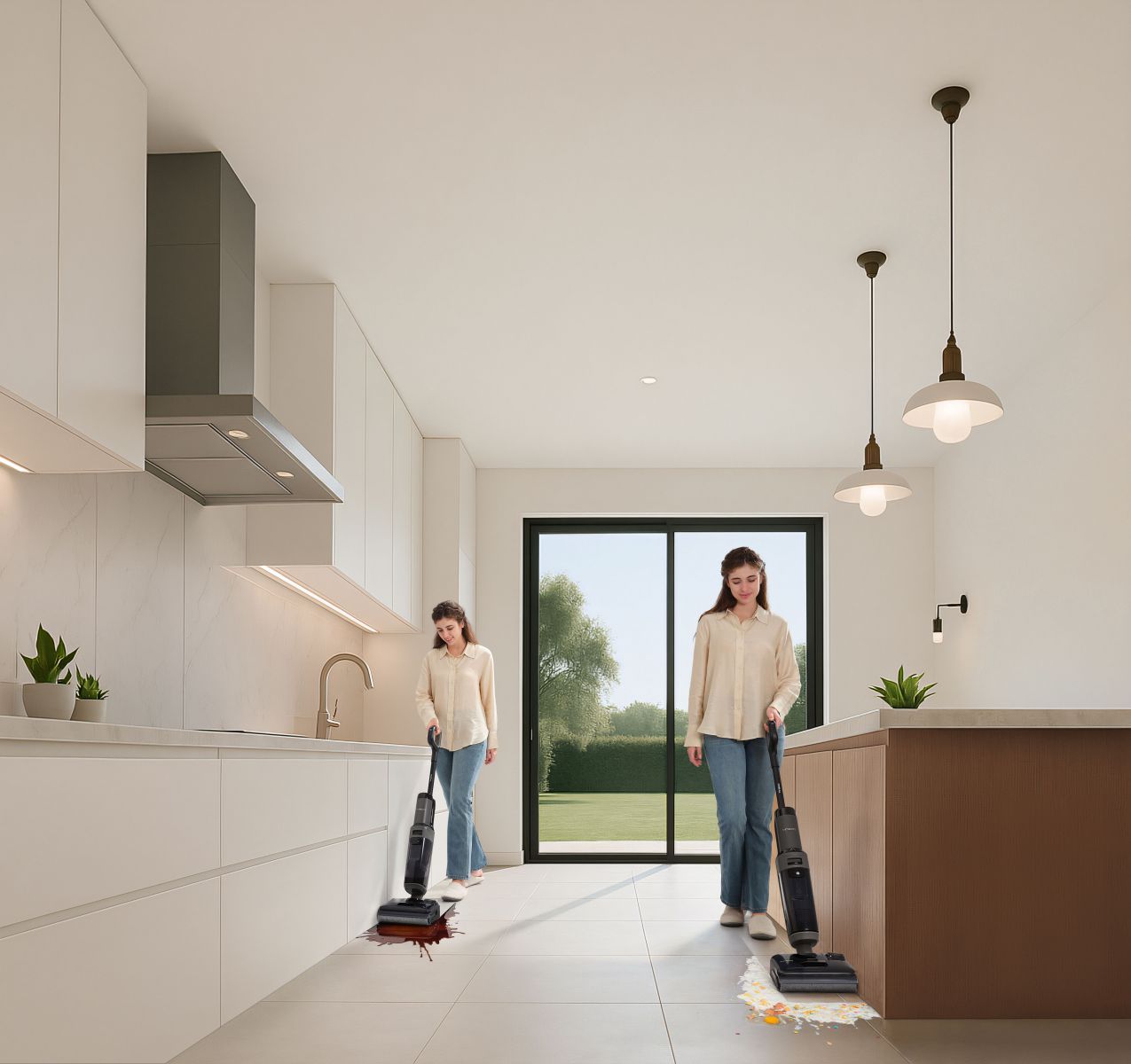 Plaunantis siurblys - šluota Tineco Floor One i6 Stretch Plus aprašymas - Prekės nuotrauka