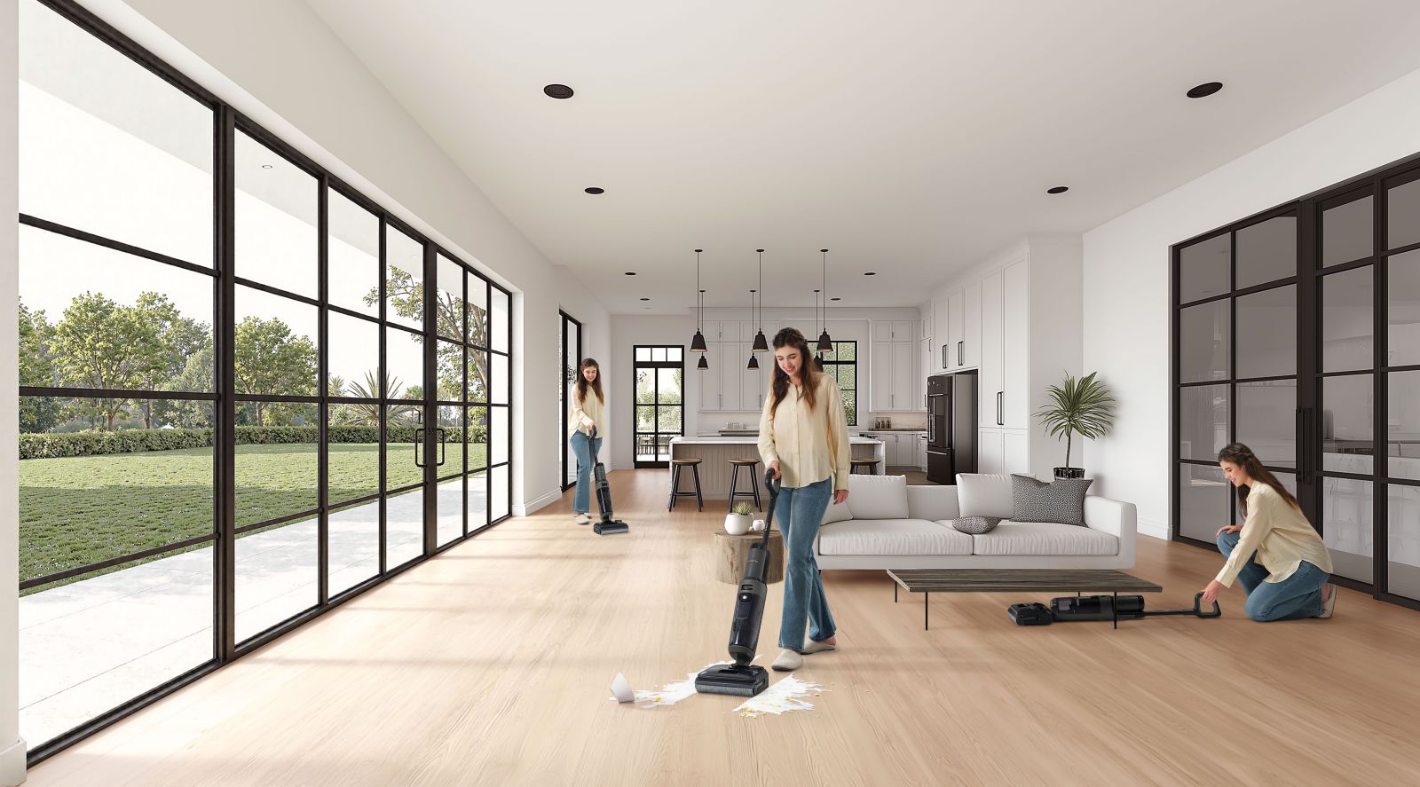 Plaunantis siurblys - šluota Tineco Floor One i6 Stretch Plus aprašymas - Prekės nuotrauka