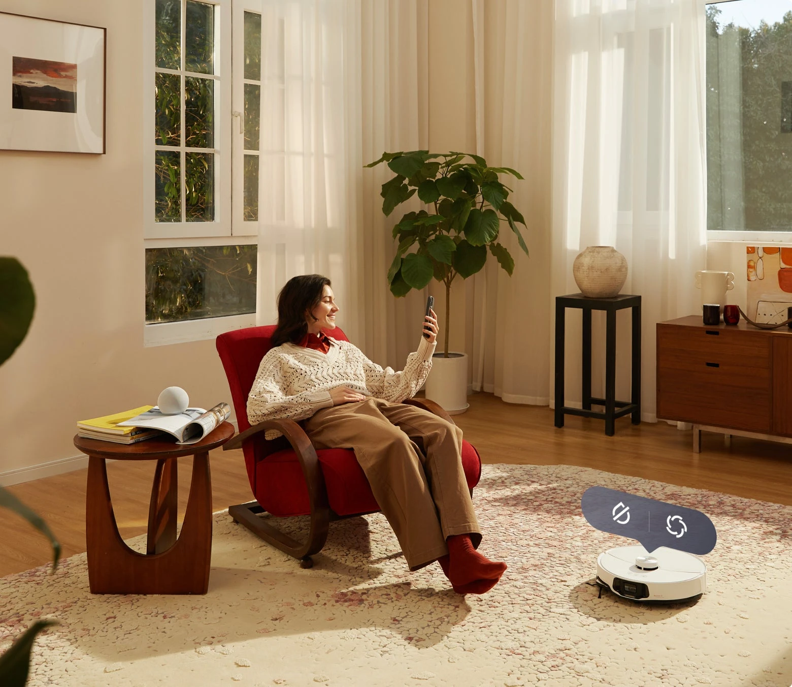 Roborock S8 MaxV Ultra dulkių siurblys - robotas, Juodos spalvos aprašymas - Prekės nuotrauka