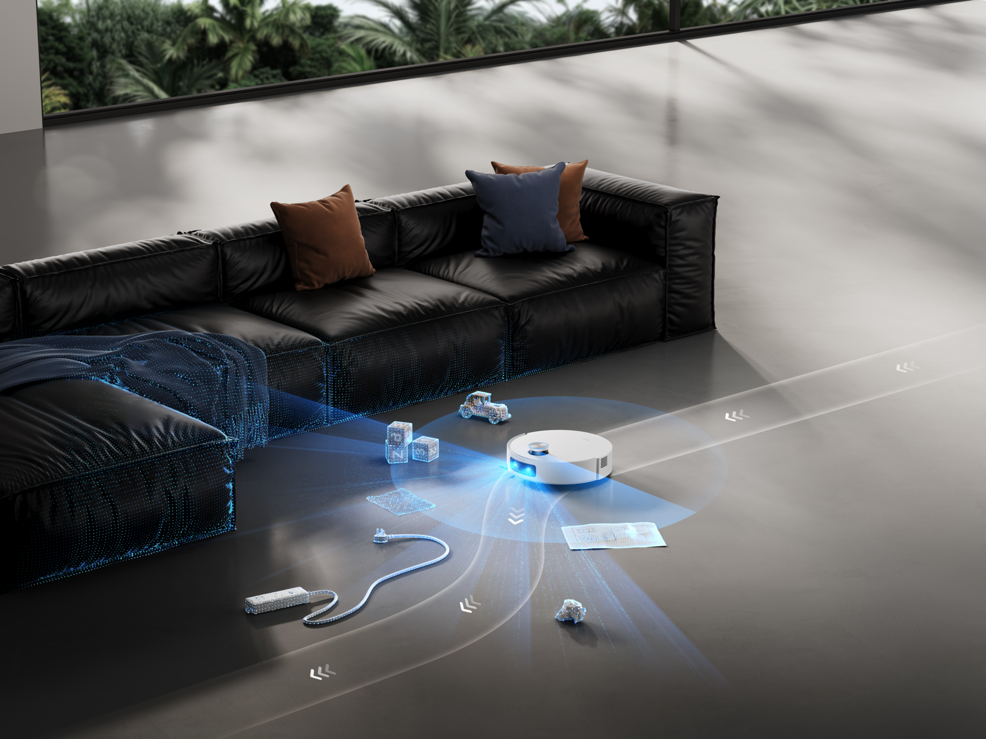 Robotas dulkių siurblys Dreame Aqua 10 Ultra Roller Complete, baltas aprašymas - Prekės nuotrauka