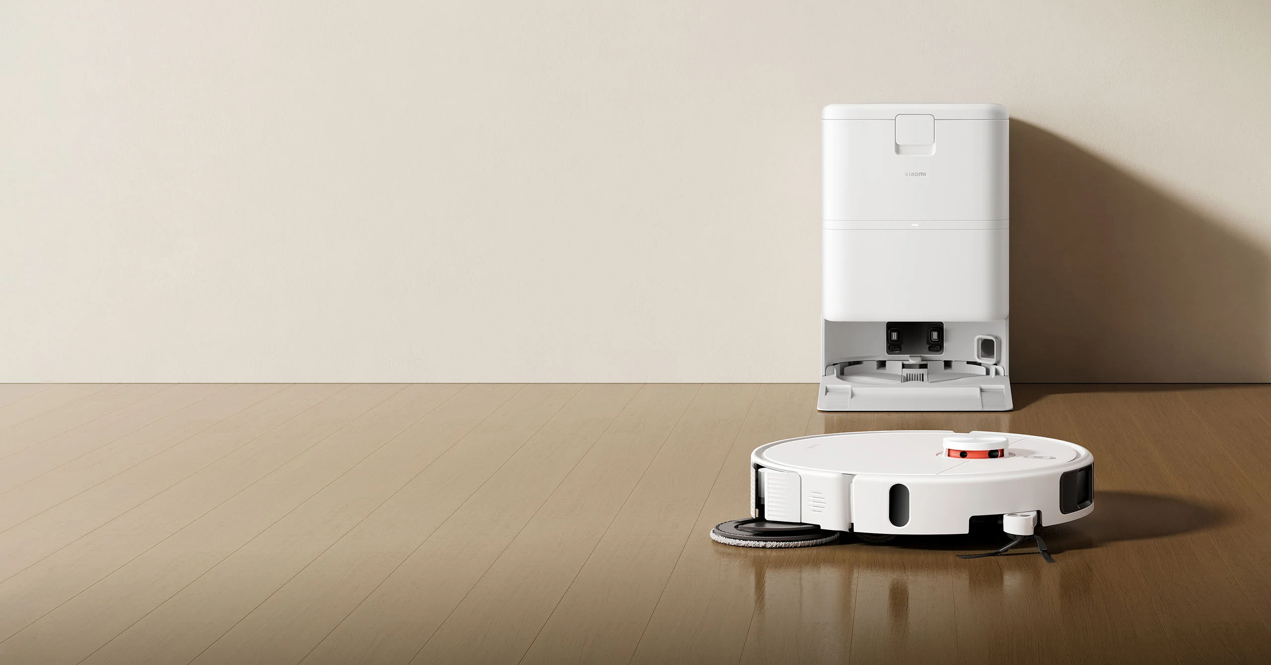 Dulkių siurblys - robotas Xiaomi Robot Vacuum H50 Pro, baltos spalvos aprašymas - Prekės nuotrauka