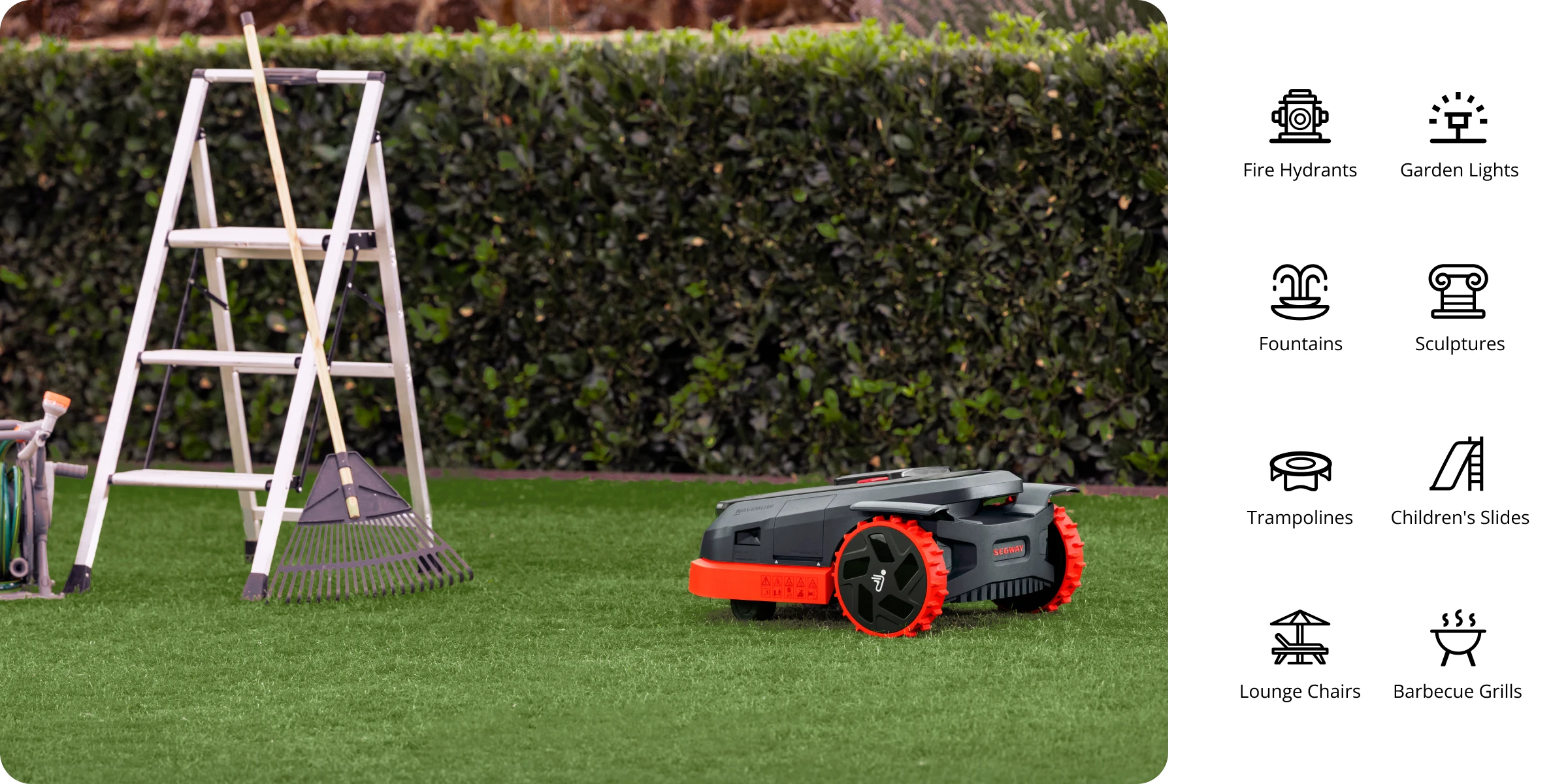 Segway Navimow X330E Belaidis vejos pjovimo robotas aprašymas - Prekės nuotrauka
