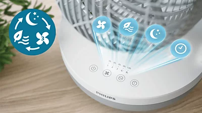 Stalinis ventiliatorius Philips CX2050/00, 28 W aprašymas - Prekės nuotrauka