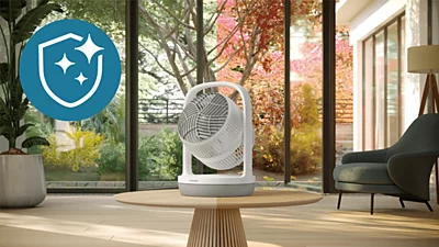 Stalinis ventiliatorius Philips CX2050/00, 28 W aprašymas - Prekės nuotrauka