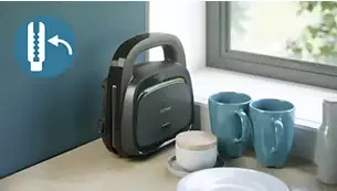 Sumuštinių keptuvė Philips 3000 serija HD2331/90 aprašymas - Prekės nuotrauka