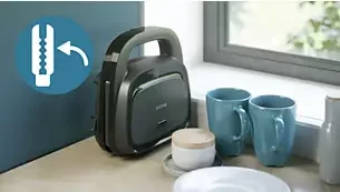 Sumuštinių keptuvė Philips HD2330/90, 750 W aprašymas - Prekės nuotrauka