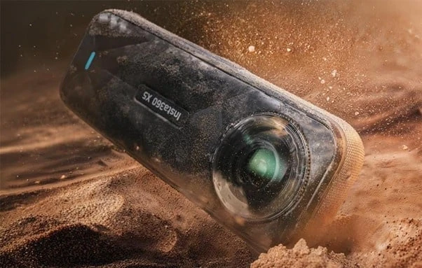 Veiksmo kameros standartinis rinkinys Insta360 X5, juodos spalvos, rinkinys dviračiui aprašymas - Prekės nuotrauka