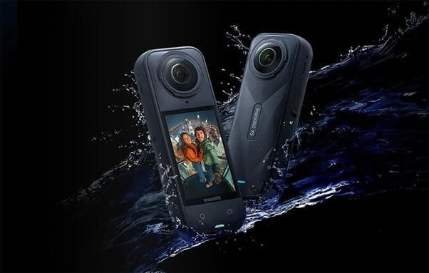 Veiksmo kameros standartinis rinkinys Insta360 X5, juodos spalvos, rinkinys dviračiui aprašymas - Prekės nuotrauka