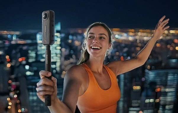Veiksmo kameros standartinis rinkinys Insta360 X5, juodos spalvos, rinkinys dviračiui aprašymas - Prekės nuotrauka