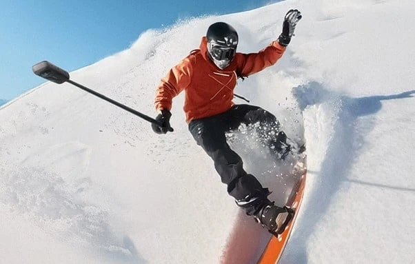 Veiksmo kameros standartinis rinkinys Insta360 X5, juodos spalvos, rinkinys dviračiui aprašymas - Prekės nuotrauka