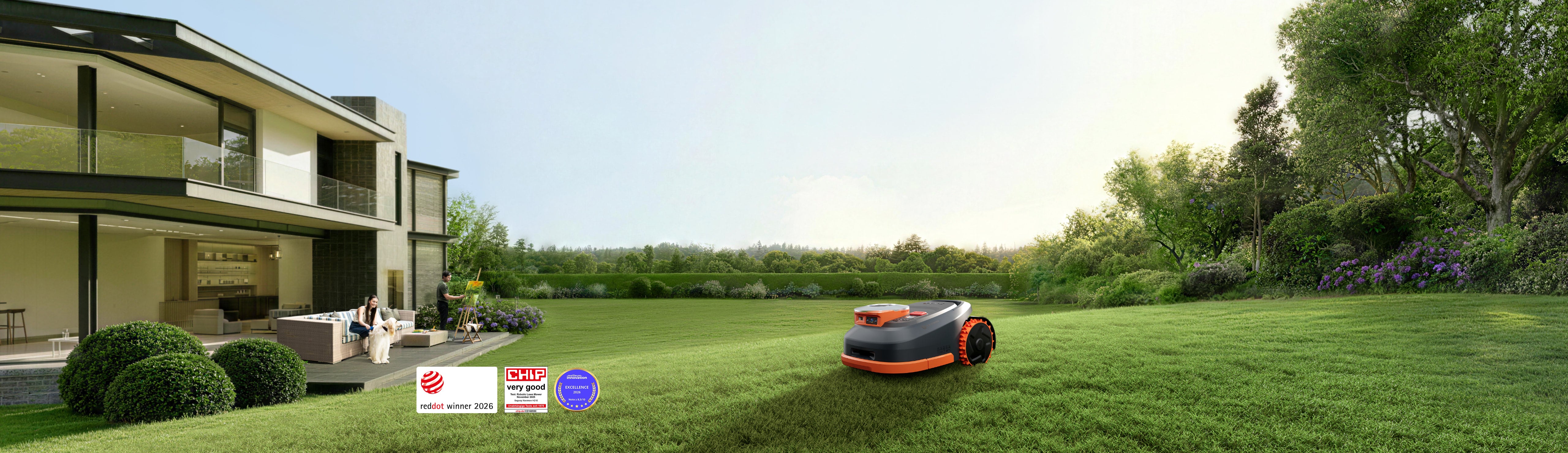 Vejos robotas Segway Navimow H210E, 1000 m² aprašymas - Prekės nuotrauka