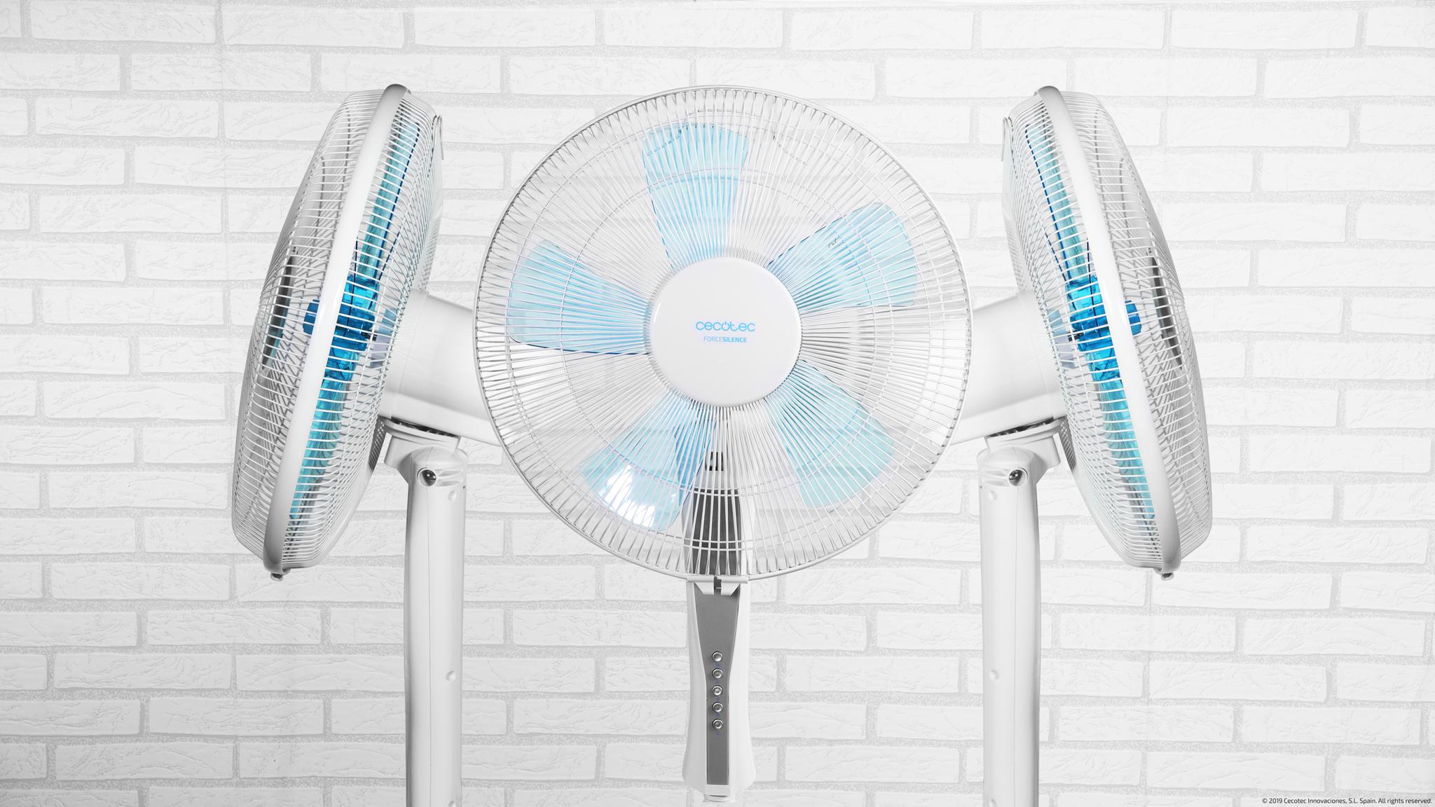 Pastatomas ventiliatorius Cecotec EnergySilence 530 Power Connected, baltos spalvos aprašymas - Prekės nuotrauka