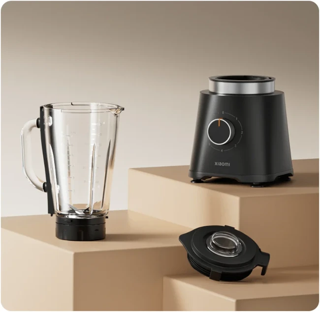 Xiaomi Maišytuvas, EU, 600 W, 1.75 l talpa, juodos spalvos aprašymas - Prekės nuotrauka
