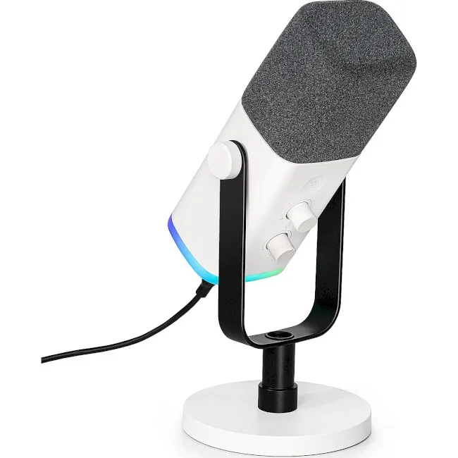 Dinaminis studijinis mikrofonas Fifine AM8W, baltas