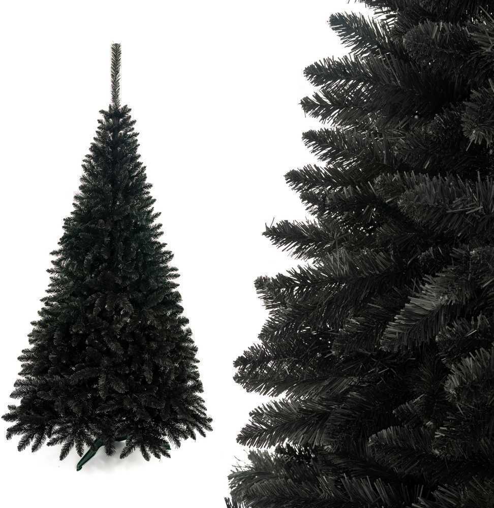 SONIC Dirbtinė Kalėdų eglutė SPRUCE, Juoda, 180 cm