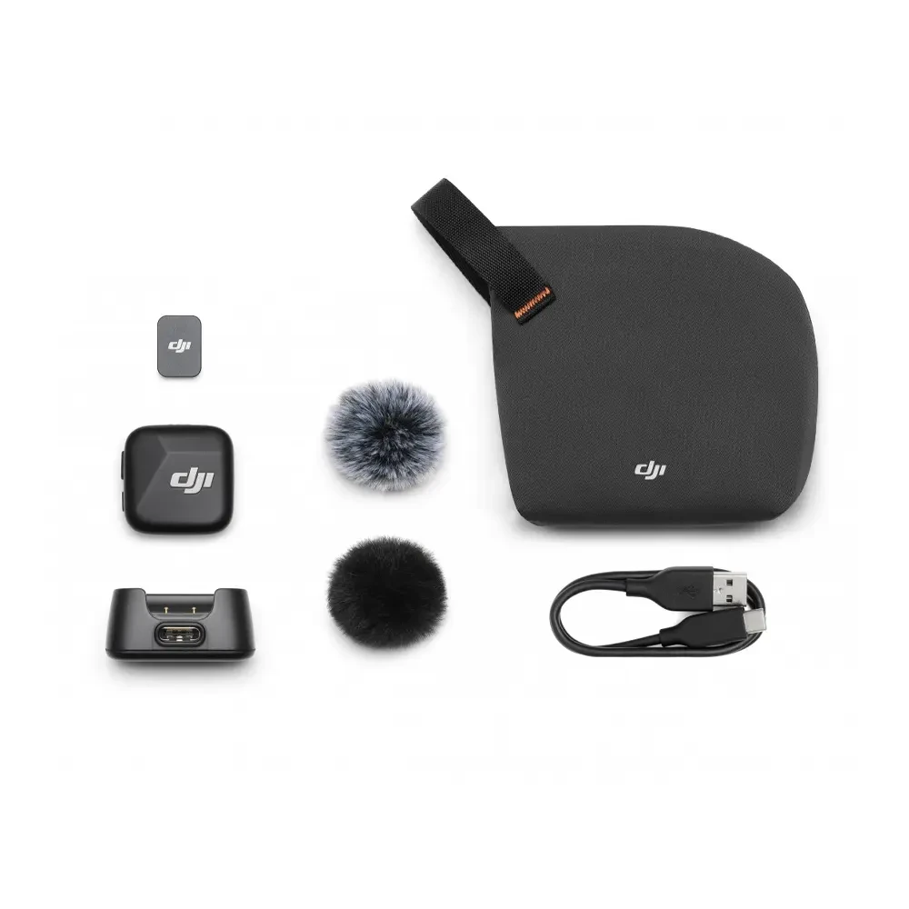 DJI Mic Mini belaidis mikrofono siųstuvas, juodas
