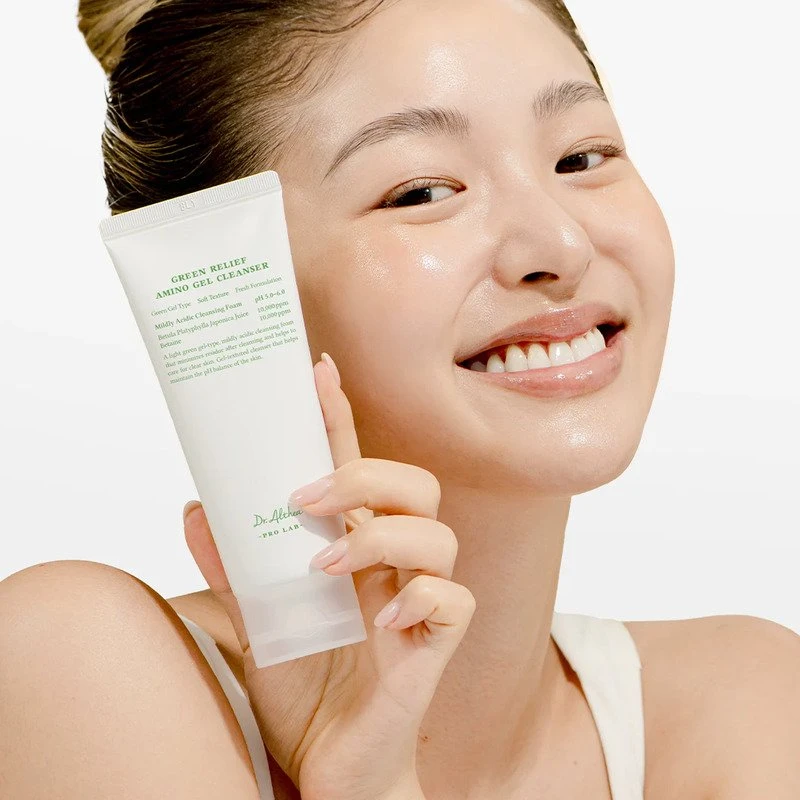 Dr. Althea Green Relief Amino Gel Cleanser Raminantis gelinis prausiklis, 100 ml aprašymas - Prekės nuotrauka