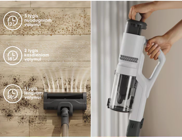 Dulkių siurblys Electrolux EP51AH18SW