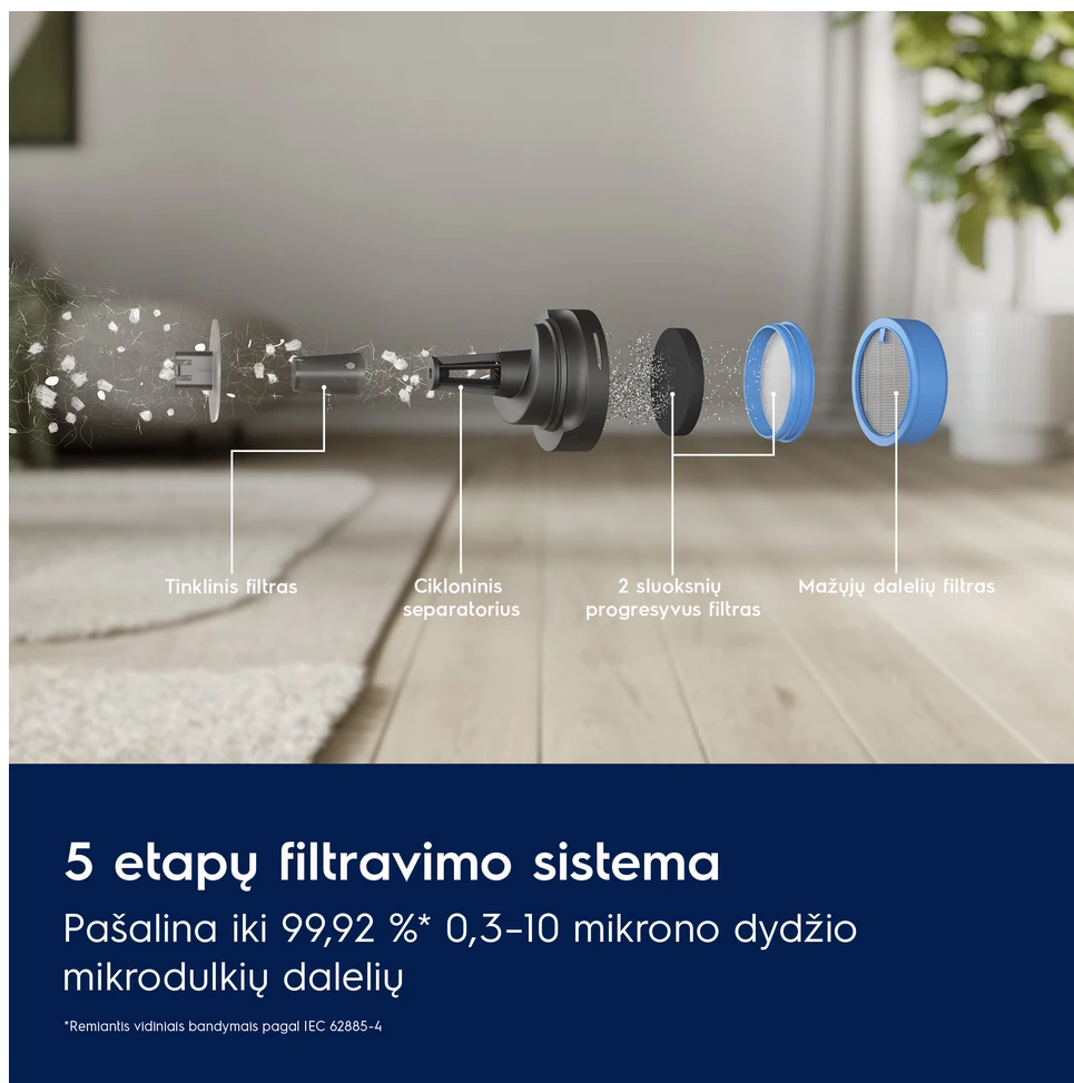 Dulkių siurblys Electrolux EP61HB21UV