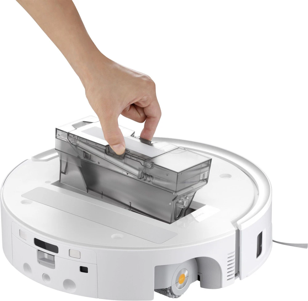 Dulkių siurblys - robotas  Roborock Qrevo Curv 2 Flow, baltos spalvos