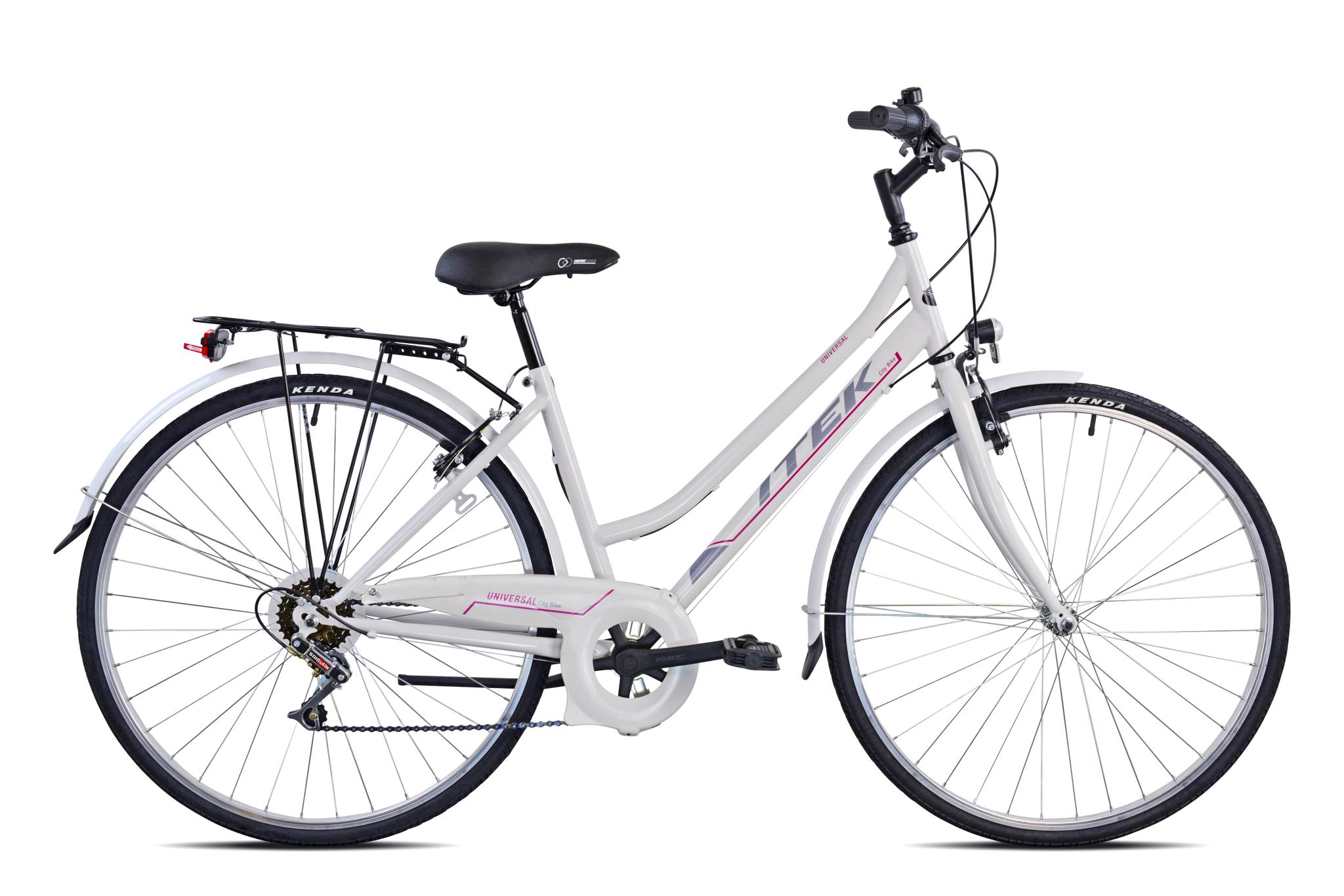 Dviratis Esperia 6900 TRK.28 6V GRIP, 44, baltas | Varle.lt