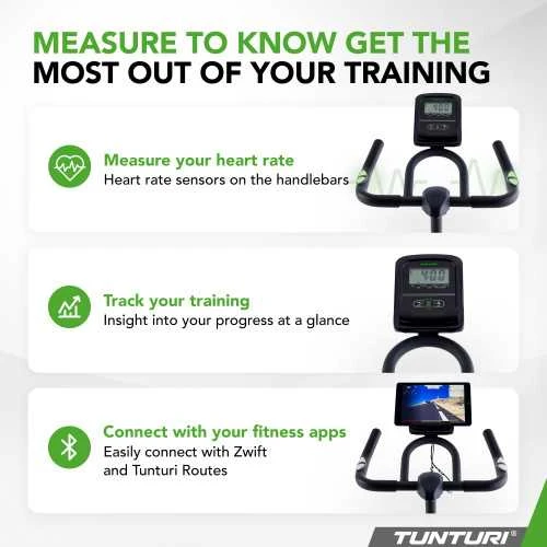 Dviratis treniruoklis TUNTURI Cardio Fit S20 Sprinter Bike + programėlė