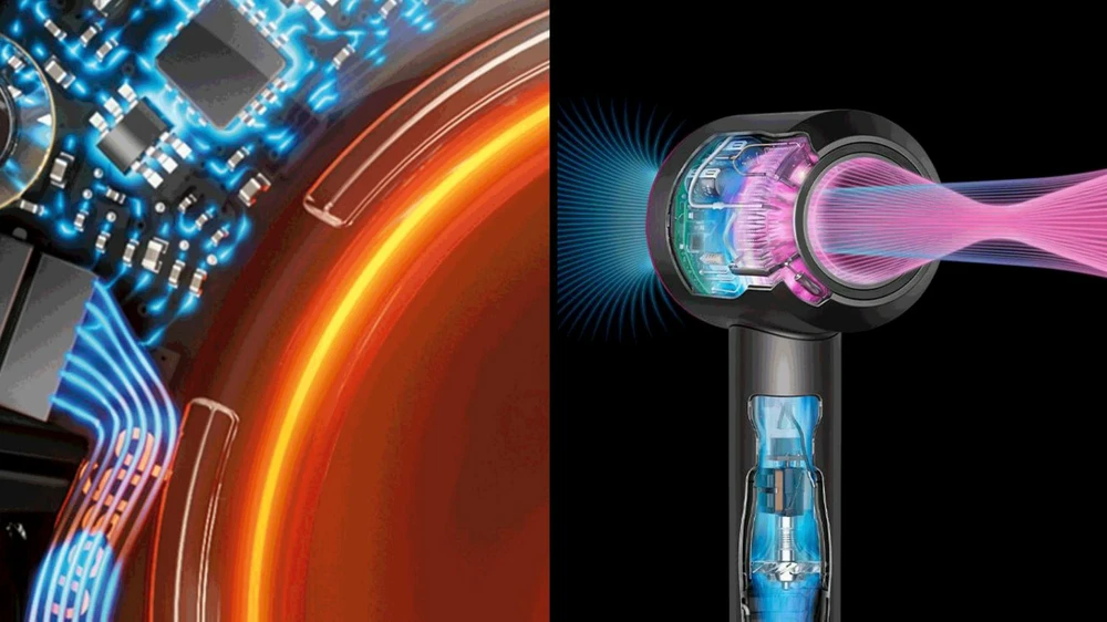 Plaukų džiovintuvas „Dyson Supersonic Nural™“ (Prussian Blue / Rich Copper)