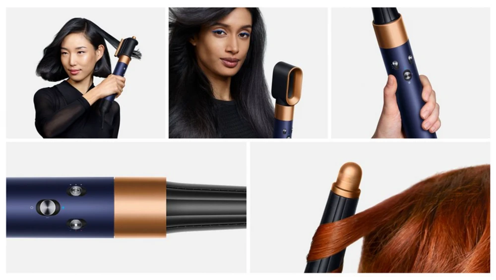 DYSON HS08 AIRWRAP i.d. plaukų formavimo prietaisas, spalva: mėlyna/vario