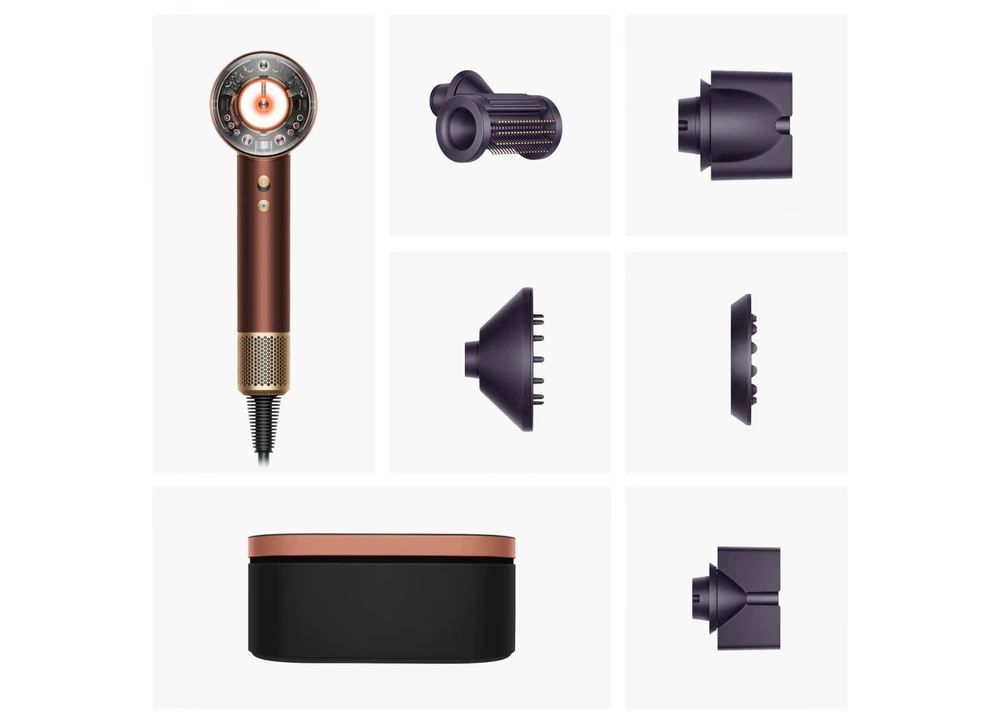 DYSON SUPERSONIC NURAL plaukų džiovintuvas, plum/copper