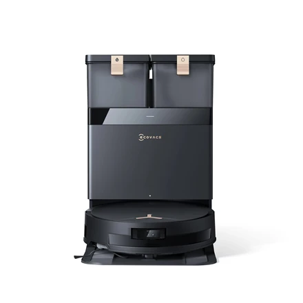 Dulkių siurblys - robotas Ecovacs Deebot T50 Max Pro Omni, Juodas (Ekspozicinė prekė)