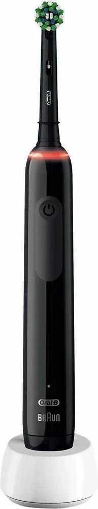 Elektrinis dantų šepetėlis Braun Oral-B Pro 3 3000 Cross Action, juodos spalvos