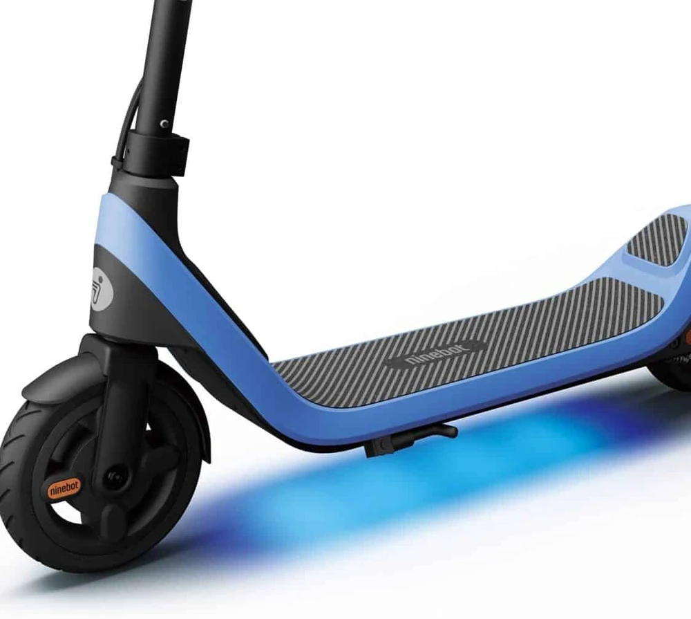 Elektrinis paspirtukas Segway C2 Lite Kids eKickScooter | 130 W | 16 km/h | 7" | juodos/mėlynos spalvos