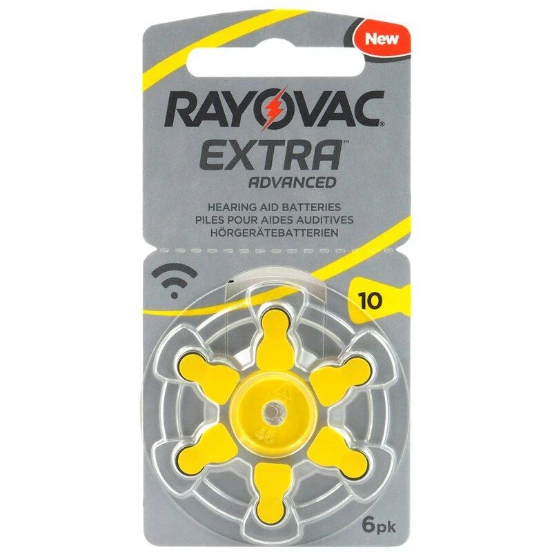 Rayovac Extra elementai klausos aparatams PR70 10, 6 vnt.