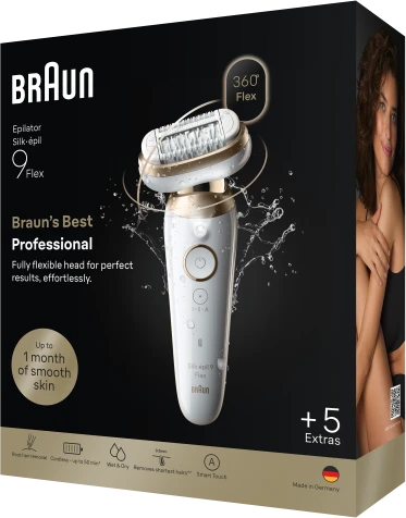Epiliatorius Braun Silk•épil 9 Flex SES9-060 3D