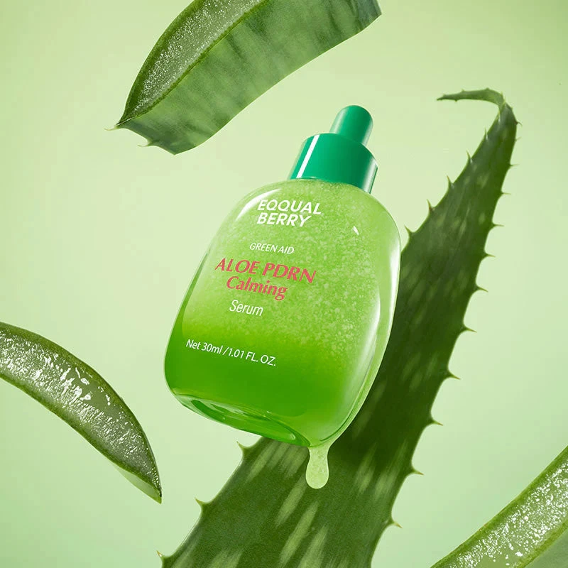 EQQUALBERRY Aloe PDRN Calming Serum raminantis veido serumas su PDRN, 30 ml