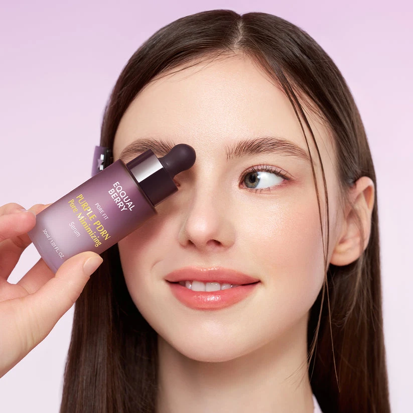 Eqqualberry Pore Fit Purple PDRN Pore Minimizing Serum poras mažinantis serumas veidui, 30 ml