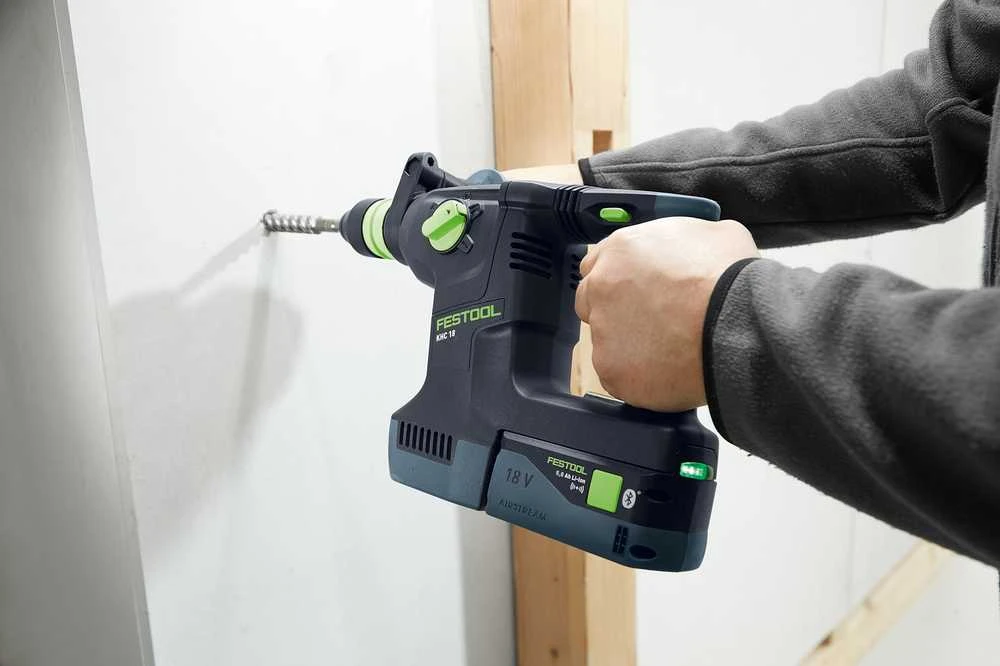Festool Akumuliatorinis kombinuotas perforatorius KHC 18 5,0 EBI-Plus, 18V, 2x5.0Ah