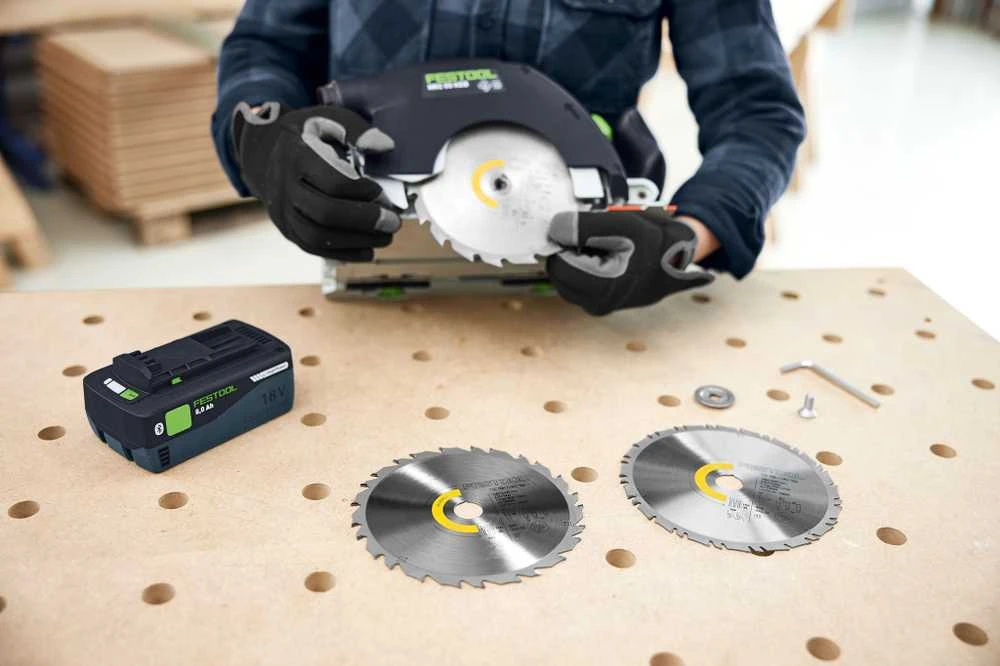 Akumuliatorinis rankinis diskinis pjūklas Festool HKC 55 KEB-Basic | 578302