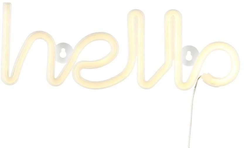 Finnlumor šviečiantis LED užrašas „Hello“