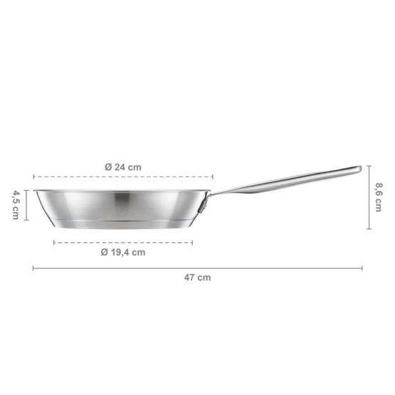 Fiskars All Steel pure keptuvė 24cm (1065627)