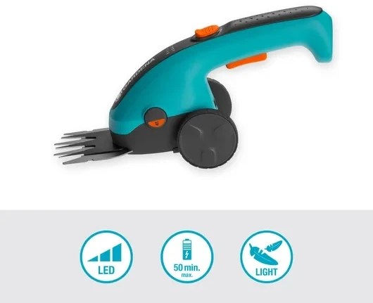 Gardena akumuliatorinių žolės žirklių rinkinys ClassicCut Li ( 9886-20)