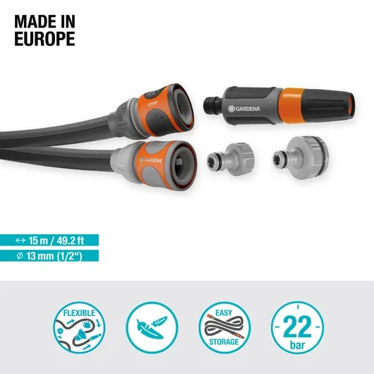 Gardena Tekstilinės žarnos Liano™ Life 15 m rinkinys | ‎18445-20